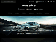 Tablet Screenshot of motormecha.es
